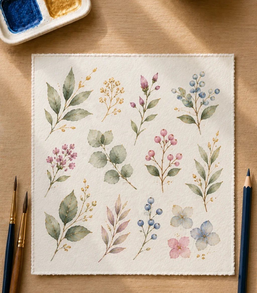 Module 6: Leaves, branches, buds, sprigs, and finishing botanical details