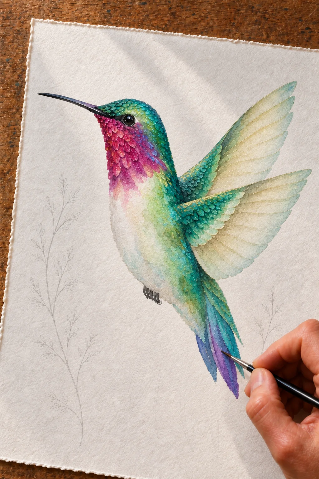Module 4: Hummingbird wings and tail feathers