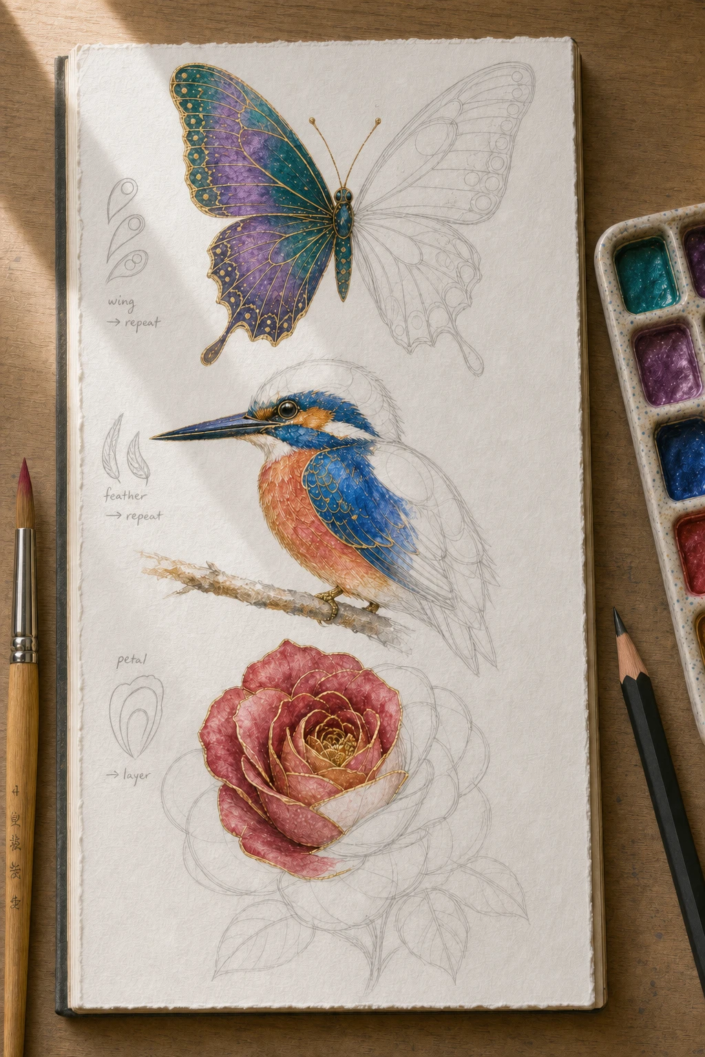 Module 6: Breaking a subject into simple paintable patterns